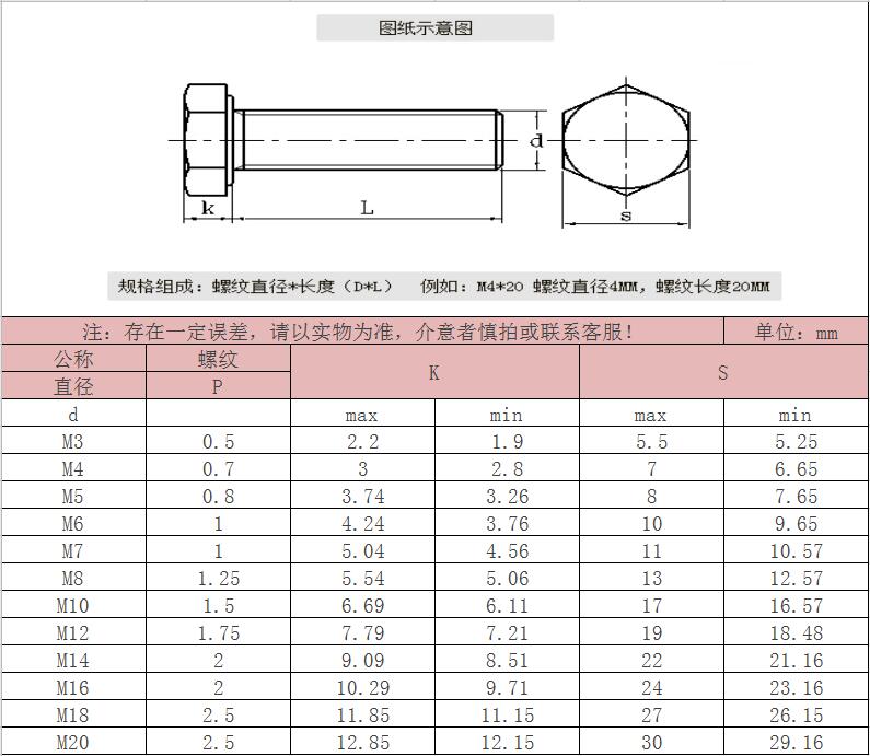 不锈钢螺栓生产厂家 不锈钢螺栓生产厂家