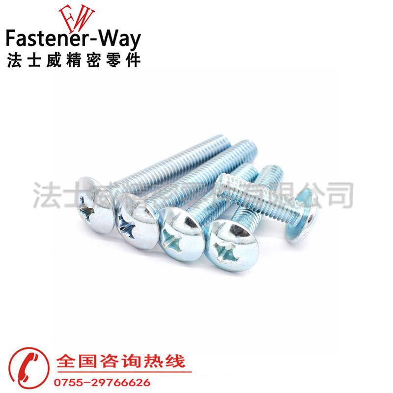 法士威JISB1111十字槽大扁头机牙螺丝钉1 法士威JISB1111十字槽大扁头机牙螺丝钉1