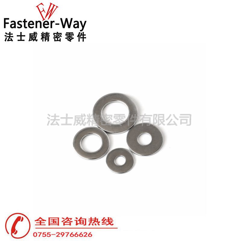 DIN125标准304不锈钢平垫4 DIN125标准304不锈钢平垫4