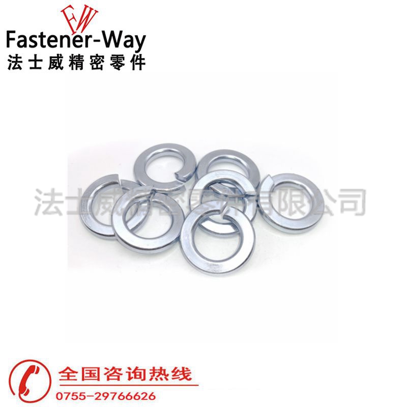 ANSIB18.22.2美标弹垫 美制碳钢镀锌弹性垫圈 ANSIB18.22.2美标弹垫 美制碳钢镀锌弹性垫圈