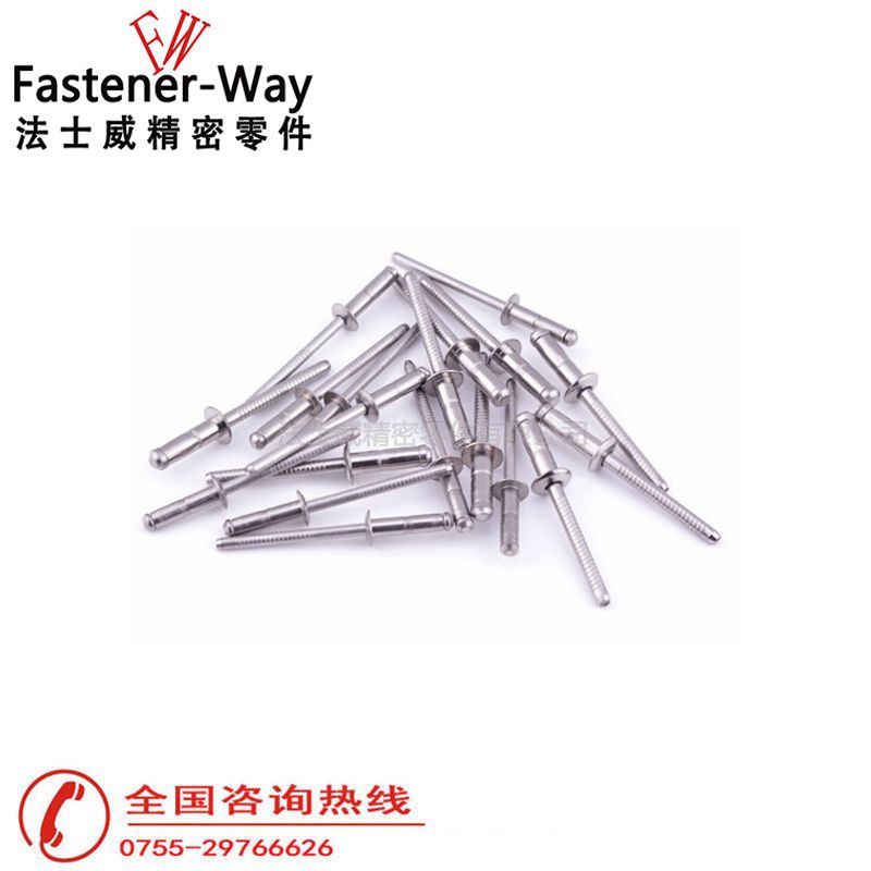 不锈钢单鼓抽芯铆钉拉钉4 不锈钢单鼓抽芯铆钉拉钉4