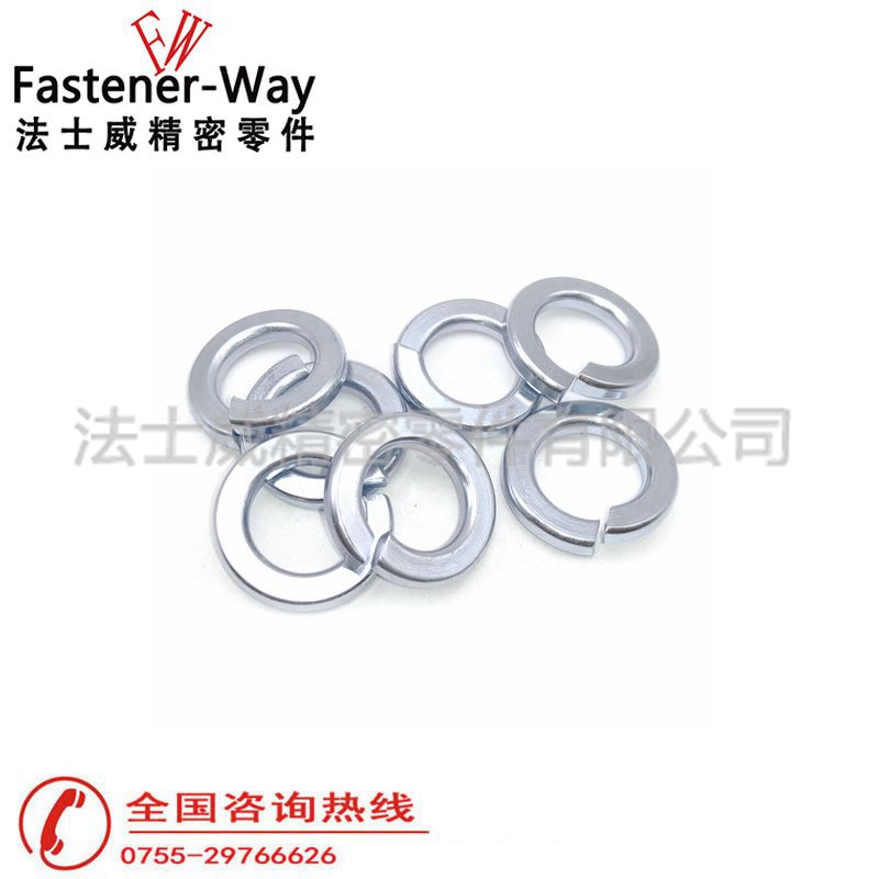 ANSIB18.22.2美标弹垫 美制碳钢镀锌弹性垫圈3 ANSIB18.22.2美标弹垫 美制碳钢镀锌弹性垫圈3