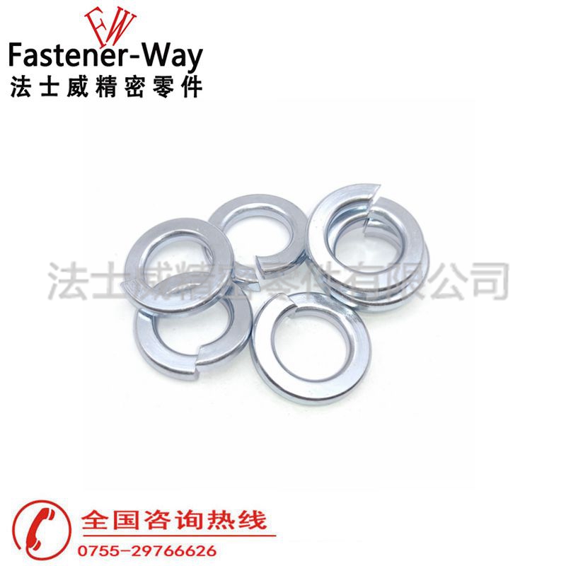 ANSIB18.22.2美标弹垫 美制碳钢镀锌弹性垫圈2 ANSIB18.22.2美标弹垫 美制碳钢镀锌弹性垫圈2